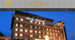 Desktop Screenshot of gran.senyiurhotels.com