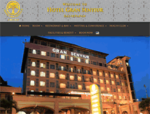 Tablet Screenshot of gran.senyiurhotels.com